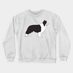 border collie art Crewneck Sweatshirt